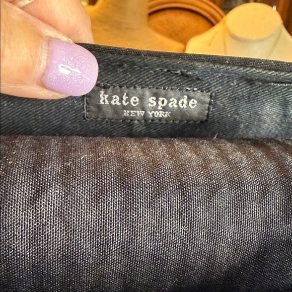 Kate Spade of New York Vintage Black Tote with Tan Straps - Picture 3 of 7